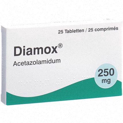 Achat Acetazolamide - Illustration de pilules et boîte