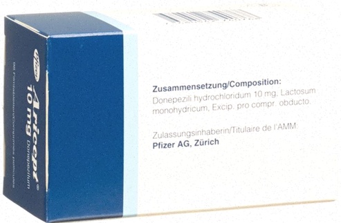 Acheter Aricept - Illustration d’un comprimé et d’un cerveau