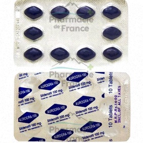 Achat Aurogra - Illustration comprimé bleu