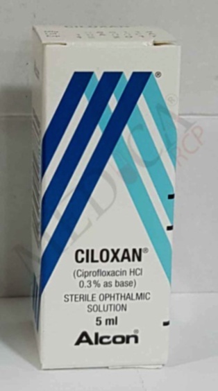 Collyre Ciloxan et emballage pharmacie en ligne