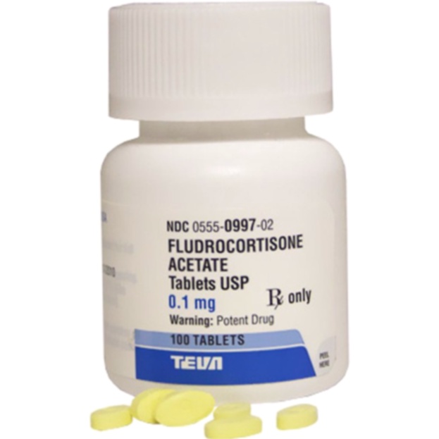 Boîte de fludrocortisone et accessoires de commande en ligne