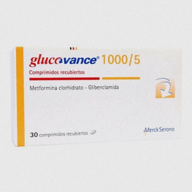 Acheter Glucovance - illustration d'un comprimé et d'une boîte