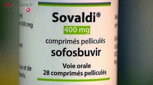 Acheter Sofosbuvir - Illustration d'une gélule et virus