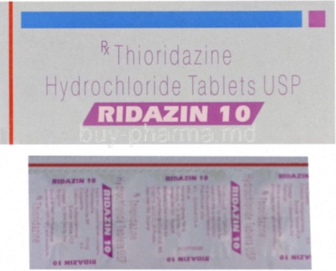 Boîte de thioridazine et tests de qualité