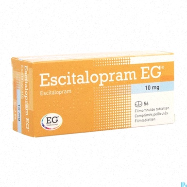 Commande d'escitalopram – illustration du comprimé générique
