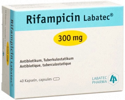 Acheter Rifampin - Illustration d'un flacon et de gélules
